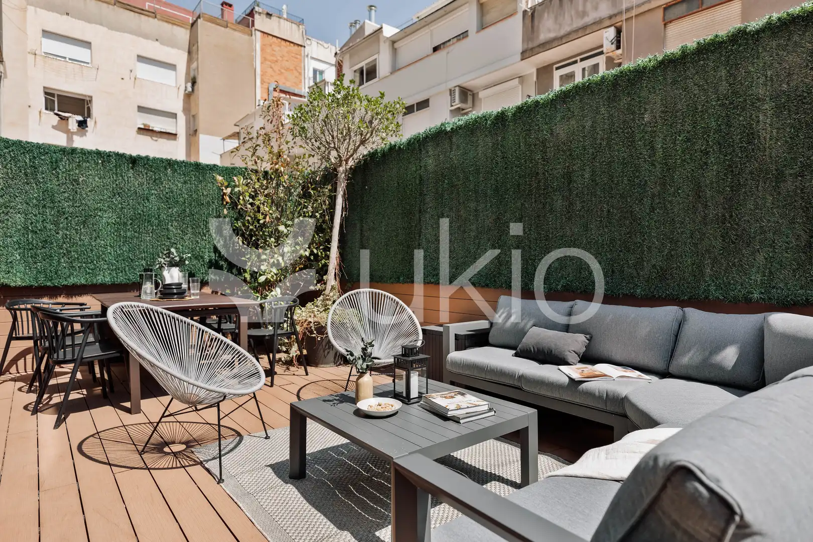 Terrace of Apartments for rent in Barcelona  with Air Conditioner, Heating and Terrace