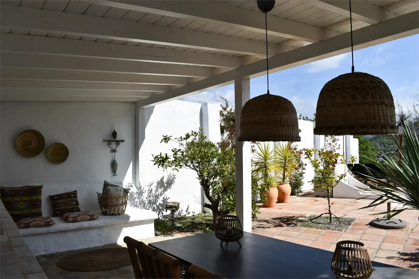 Terrassa de Casa o xalet en venda en Arenas amb Aire condicionat, Jardí privat i Terrassa