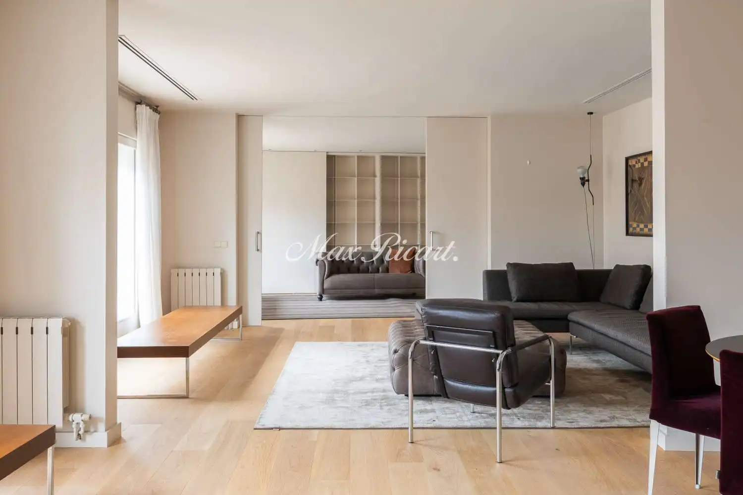 Sala d'estar de Àtic de lloguer en Barcelona amb Aire condicionat, Calefacció i Terrassa