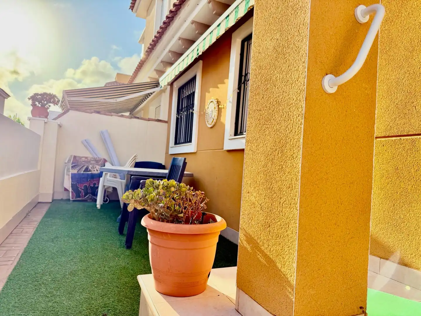 Terrace of Detached homes for sale in Pilar de la Horadada  with Air Conditioner, Private garden and Terrace