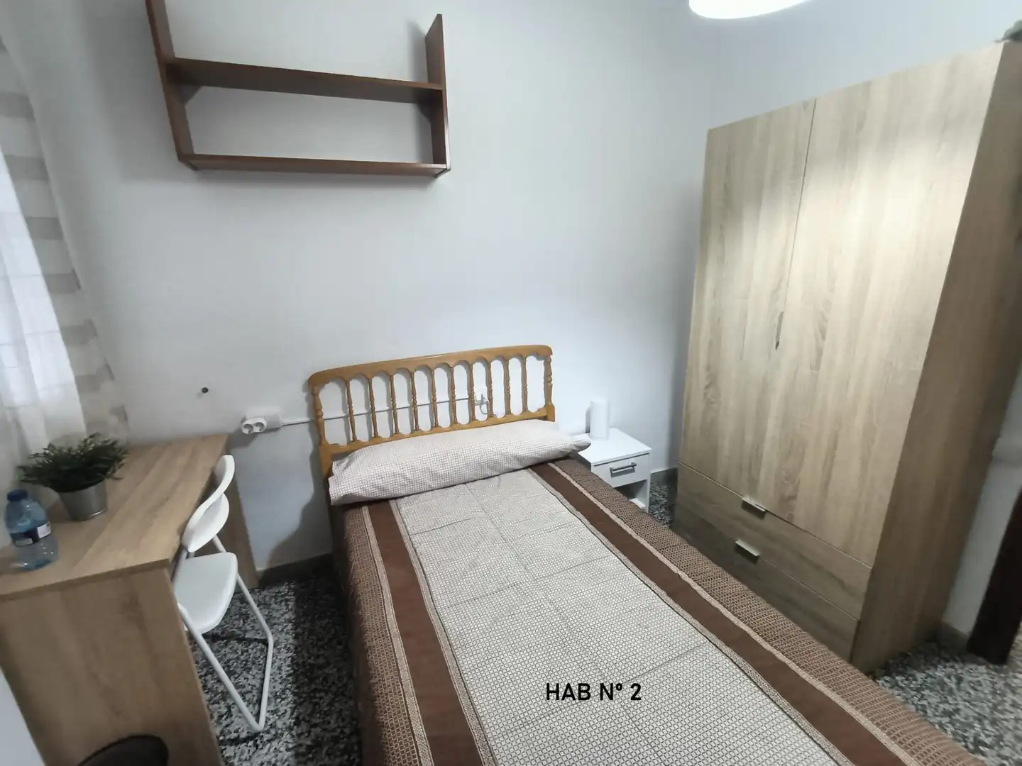 Bedroom of Flat for rent in Valencia  with Furnished, Oven and Washing machine