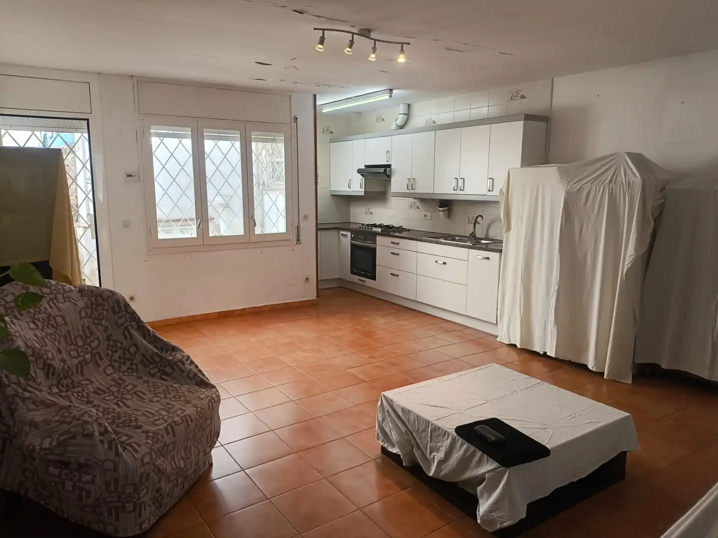 Cocina de Casa adosada en venta en Caldes d'Estrac con Calefacción, Parquet y Amueblado