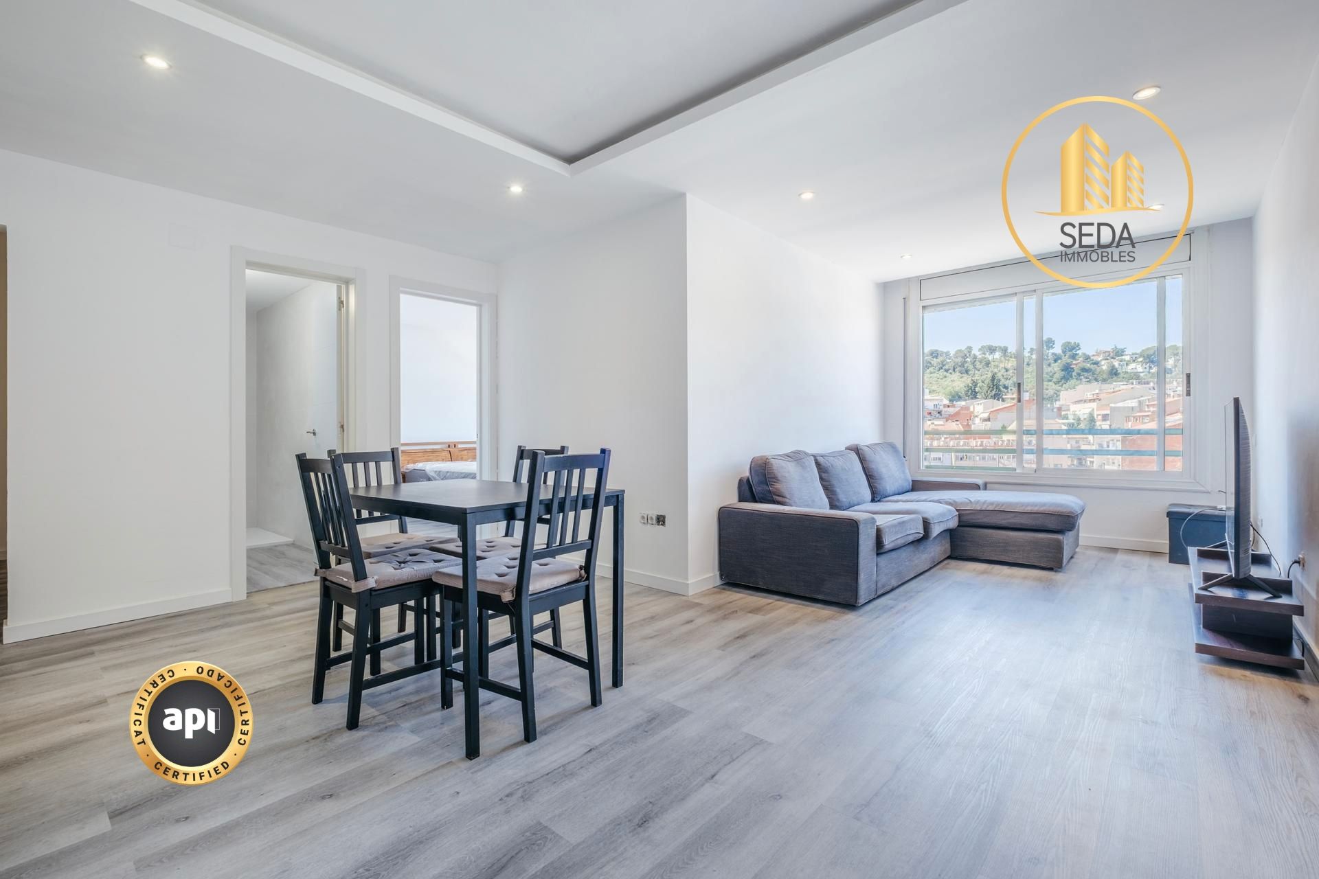 Exterior view of Attic for sale in Terrassa  with Air Conditioner, Heating and Parquet flooring