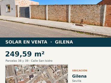 Wohnbaugrundstück zum Verkauf in Calle San Isidro 19