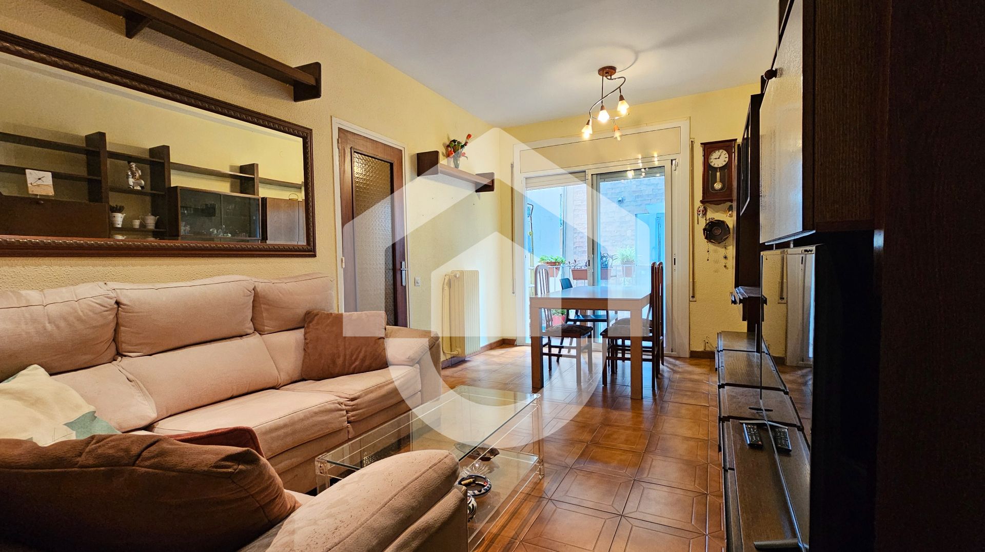 Sala de estar de Piso en venta en  Barcelona Capital con Amueblado