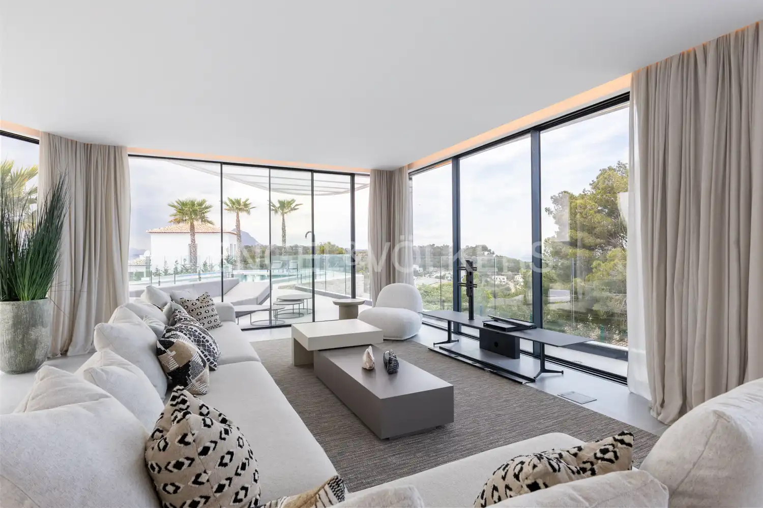 Living room of Country homes for sale in Jávea / Xàbia  with Air Conditioner, Heating and Private garden