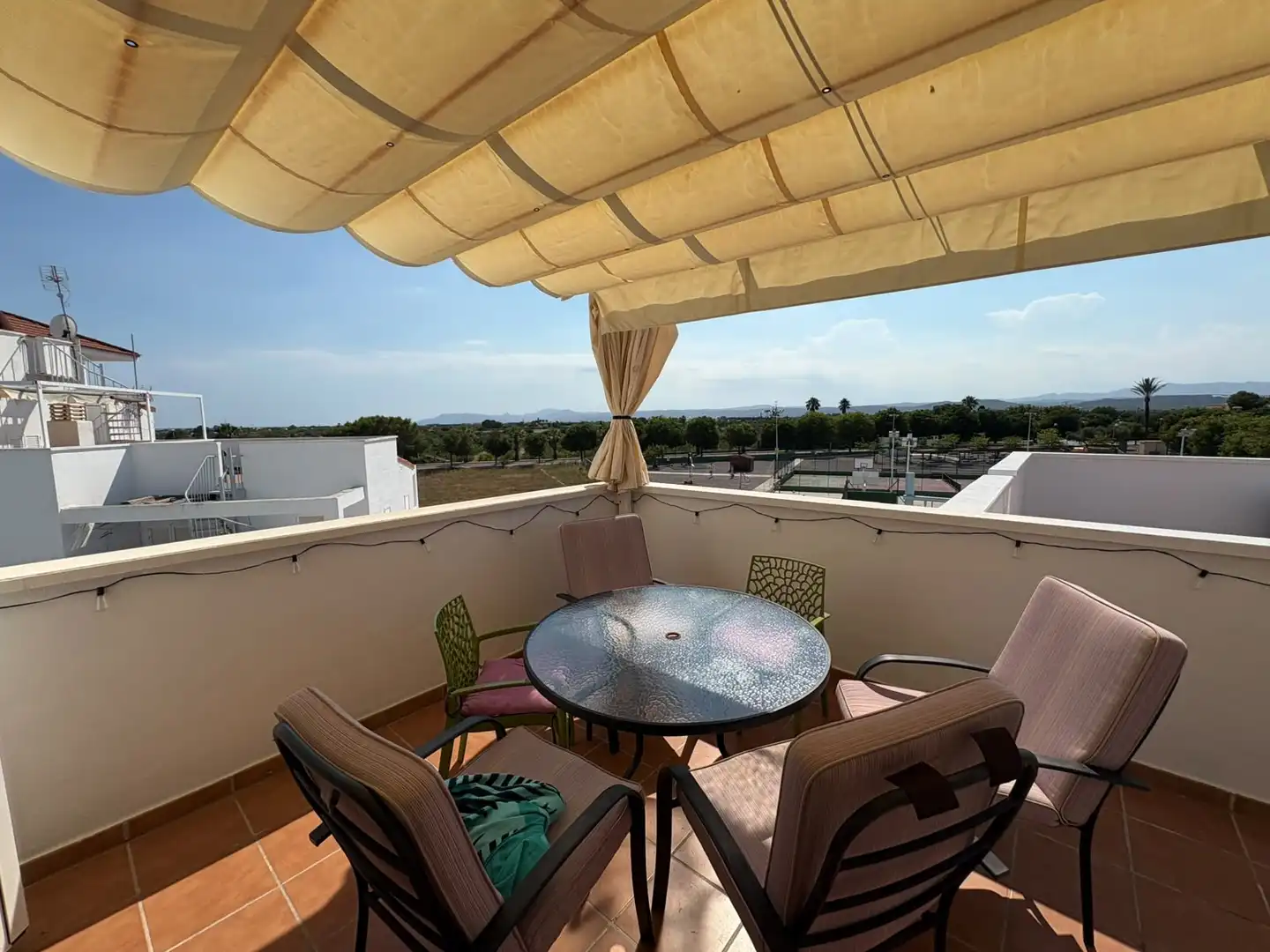 Terraza de Ático en venta en Alcalà de Xivert con Aire acondicionado, Calefacción y Jardín privado