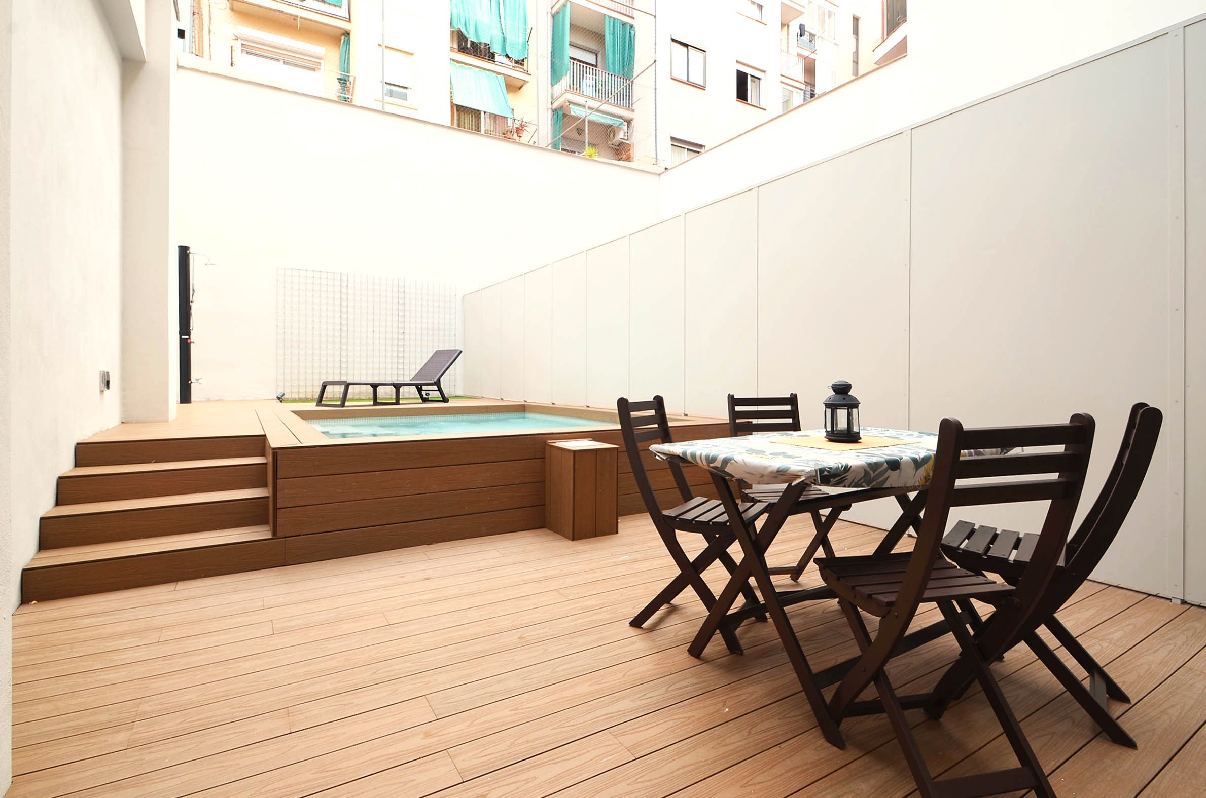 Terrassa de Apartament en venda en  Barcelona Capital amb Aire condicionat, Calefacció i Jardí privat