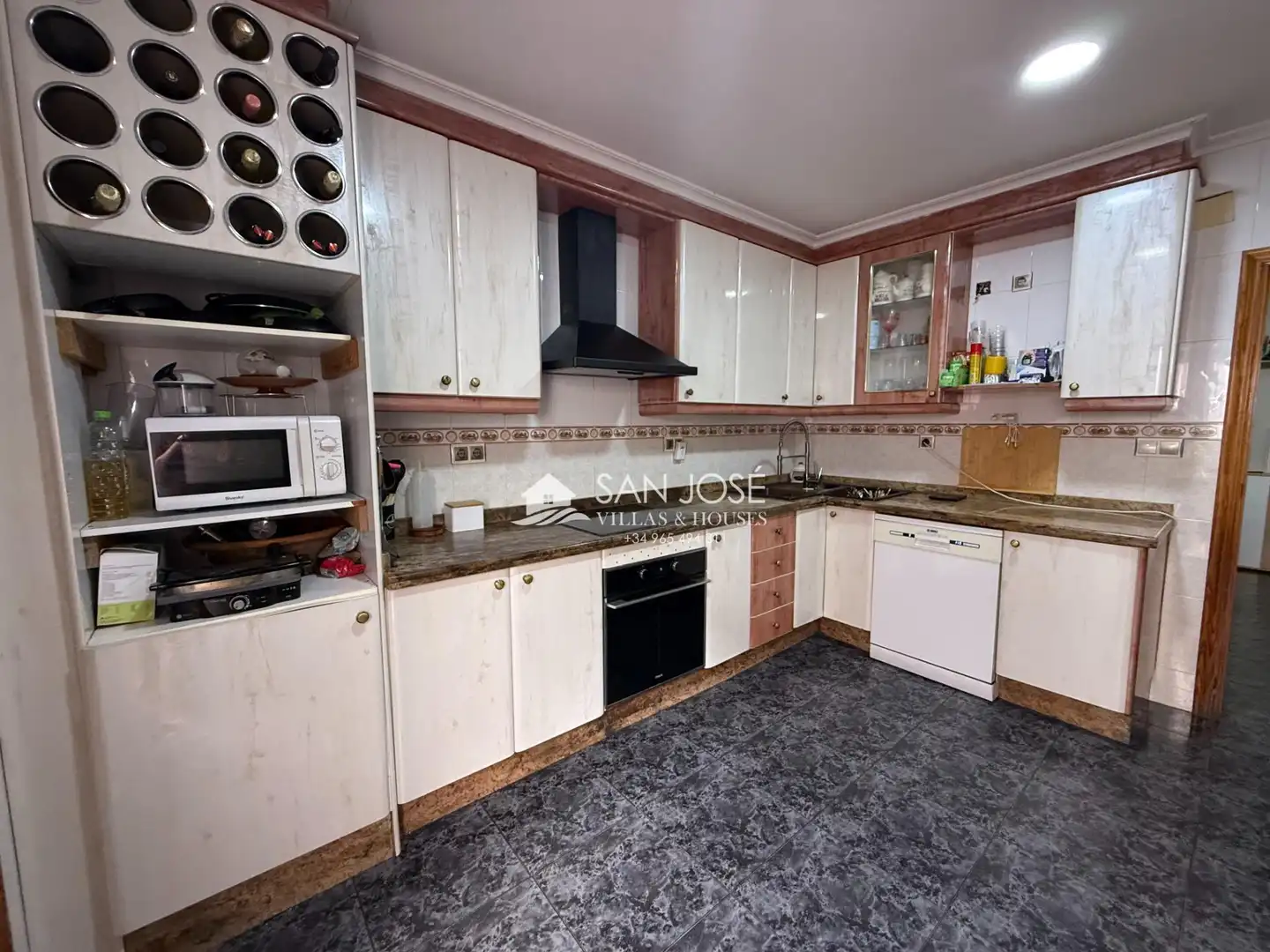 Cuina de Casa o xalet en venda en Aspe amb Aire condicionat, Calefacció i Terrassa