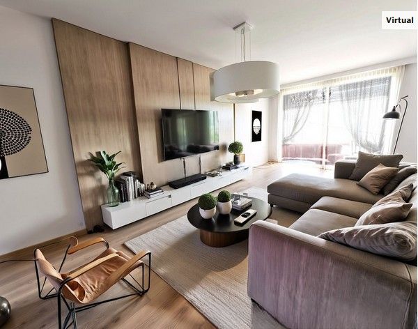 Living room of Flat for sale in  Valencia Capital  with Air Conditioner, Heating and Terrace