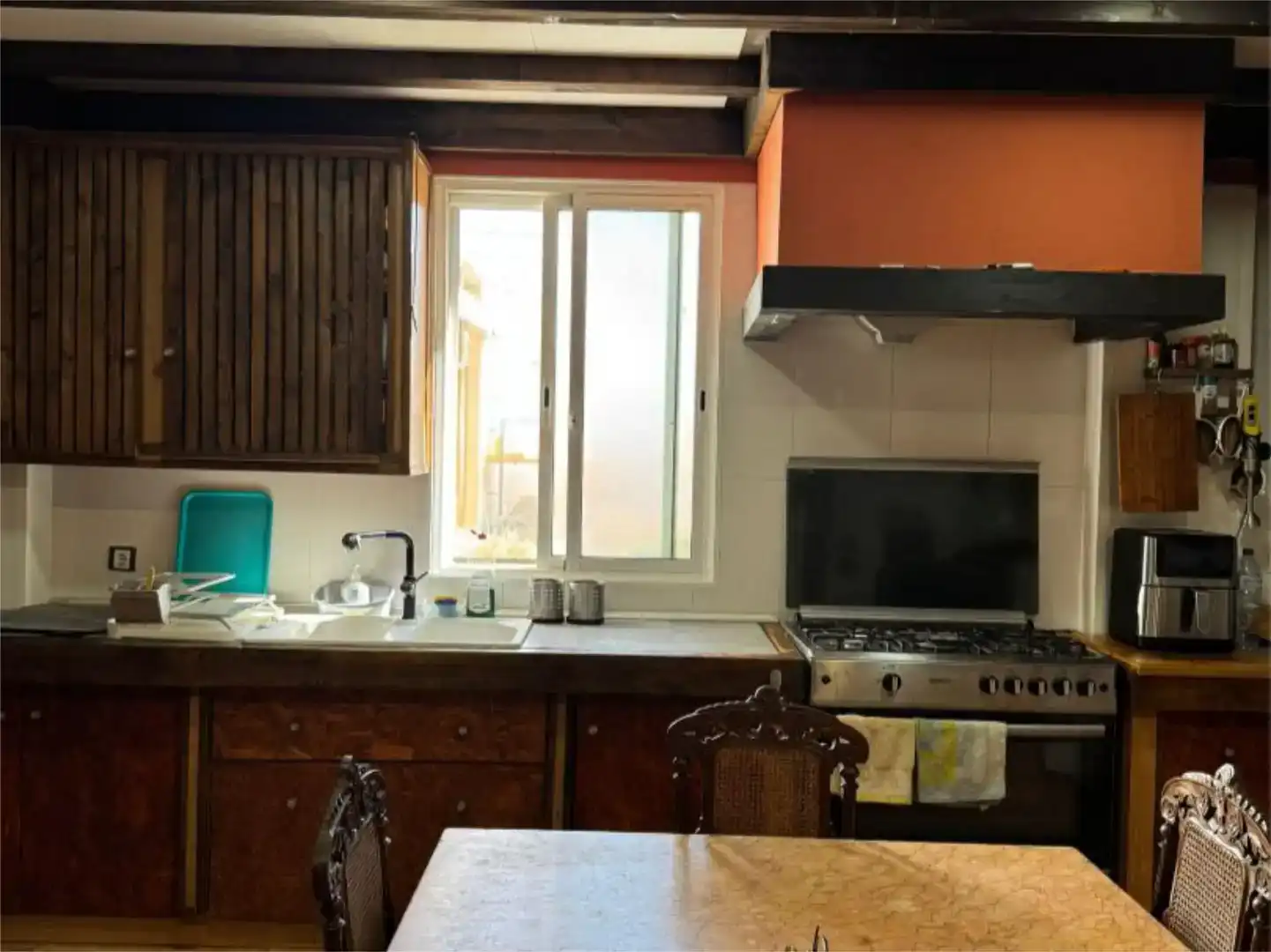 Kitchen of Flat for sale in Potries  with Air Conditioner, Private garden and Storage room
