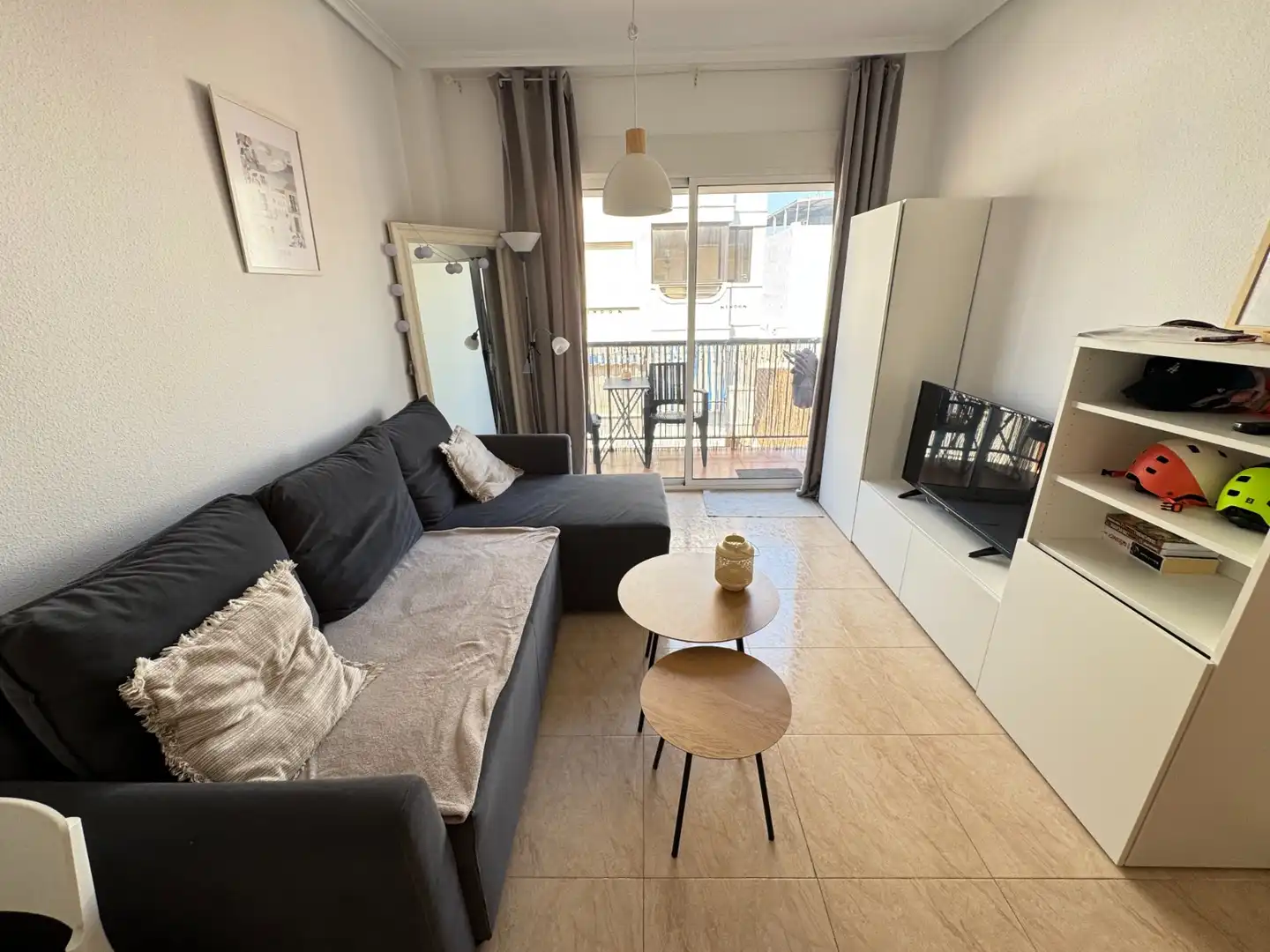 Sala de estar de Apartamento en venta en Guardamar del Segura con Aire acondicionado, Amueblado y Lavadora