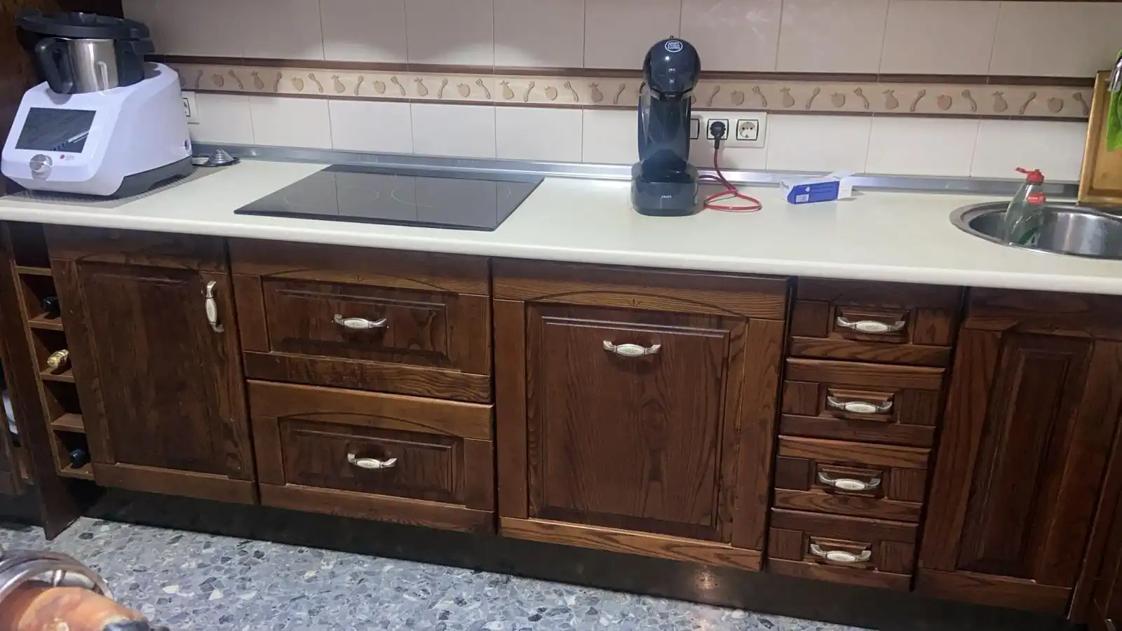 Kitchen of Flat for sale in Montijo  with Air Conditioner, Terrace and Balcony