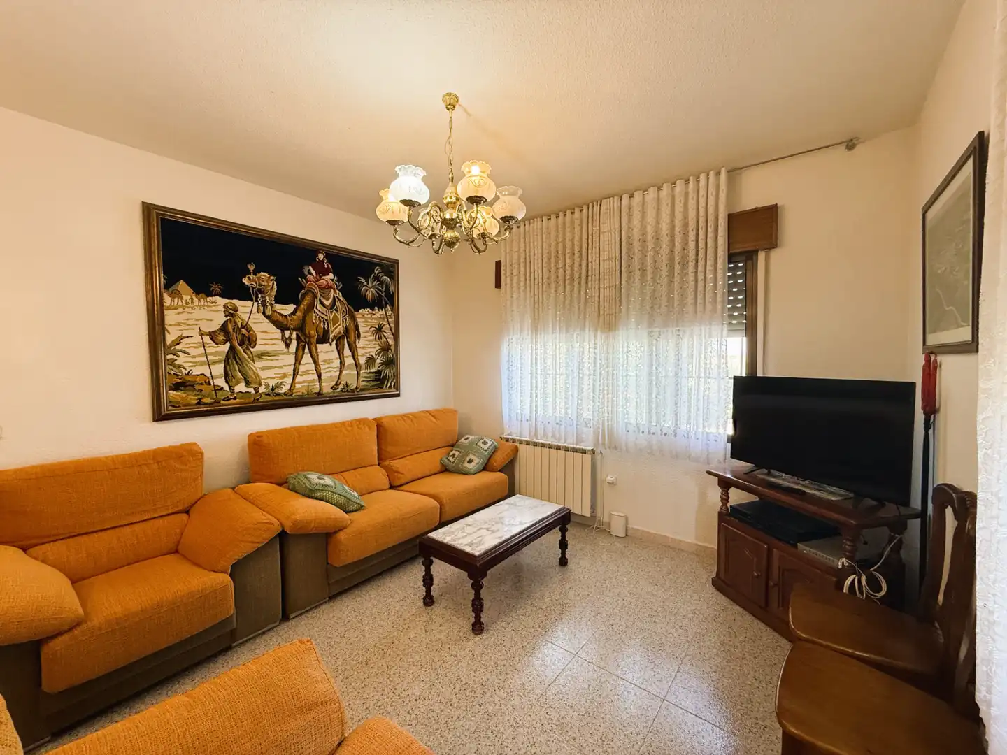 Wohnzimmer von Haus oder Chalet zum Verkauf in Colmenar de Oreja mit Heizung, Privatgarten und Terrasse