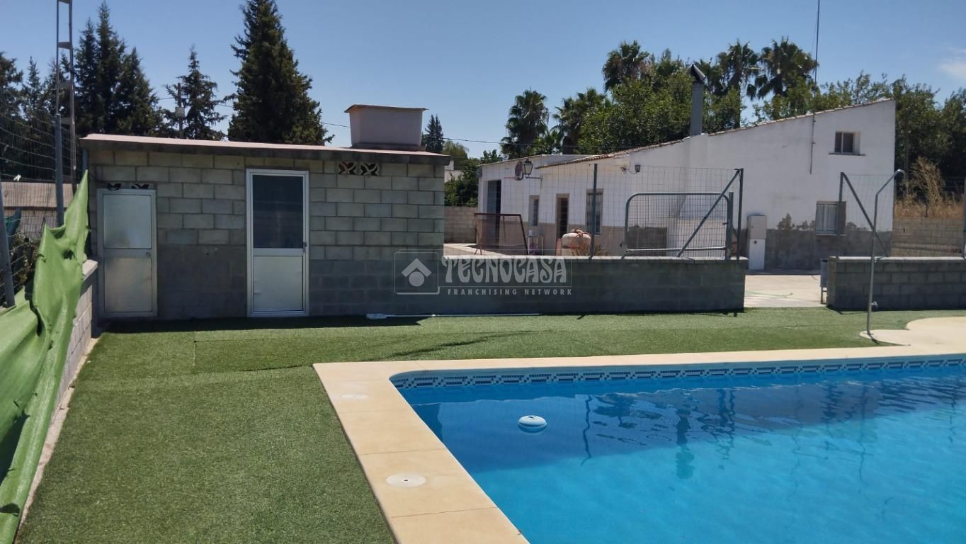 Piscina de Finca rústica en venda en La Puebla del Río