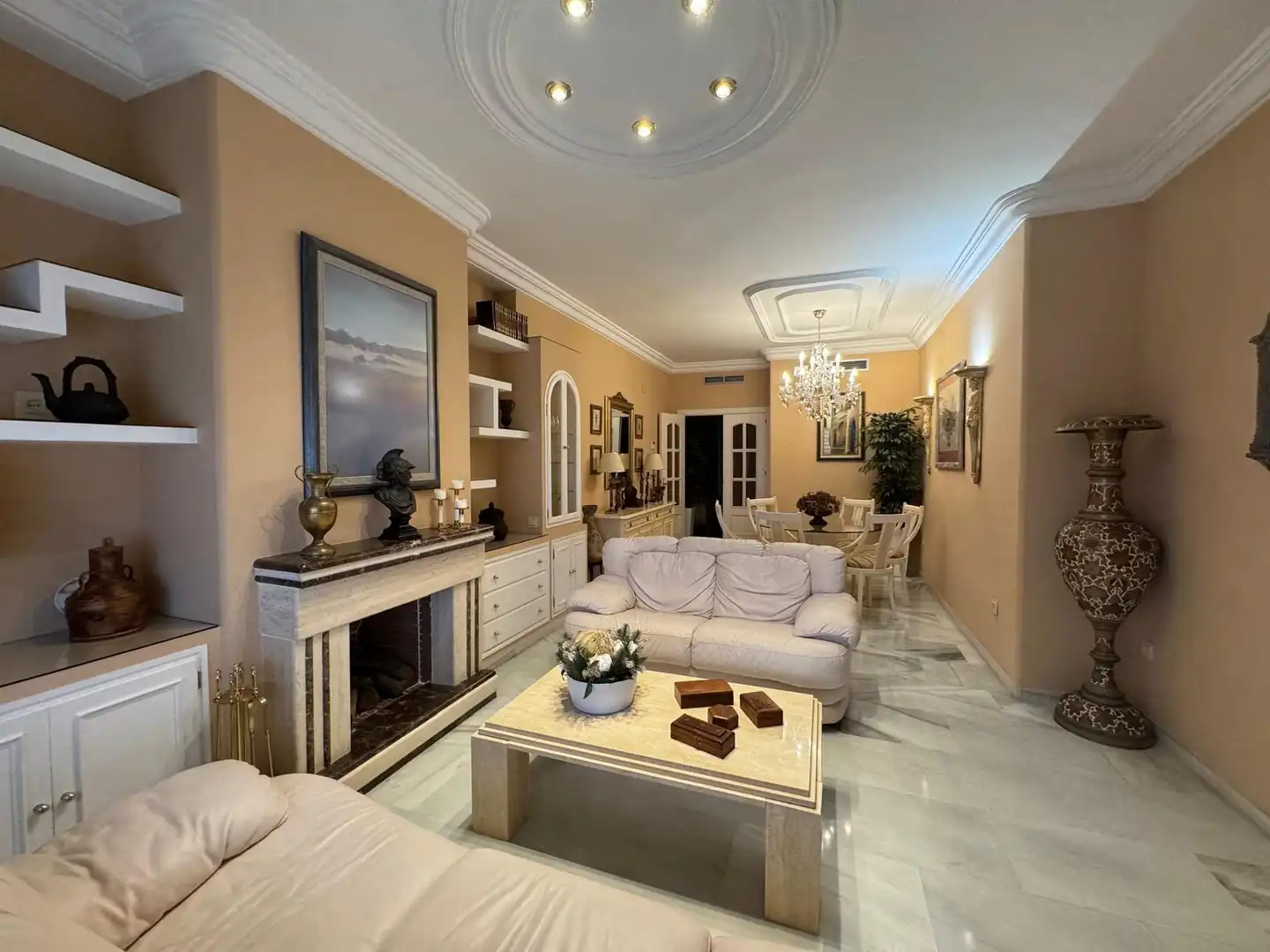 Living room of Flat for sale in Jerez de la Frontera  with Air Conditioner, Private garden and Terrace