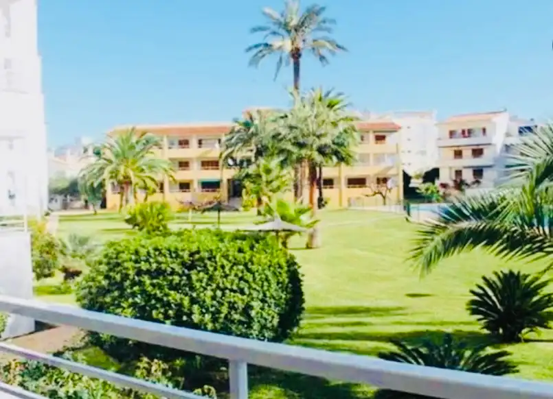 Vista exterior de Apartamento en venta en Jávea / Xàbia con Jardín privado, Amueblado y Piscina comunitaria