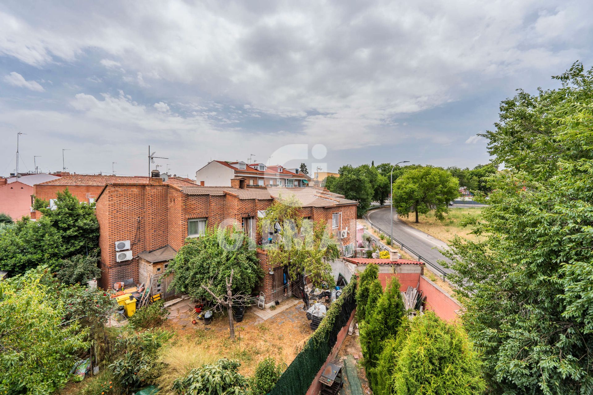 Vista exterior de Casa o xalet en venda en  Madrid Capital amb Calefacció, Jardí privat i Terrassa