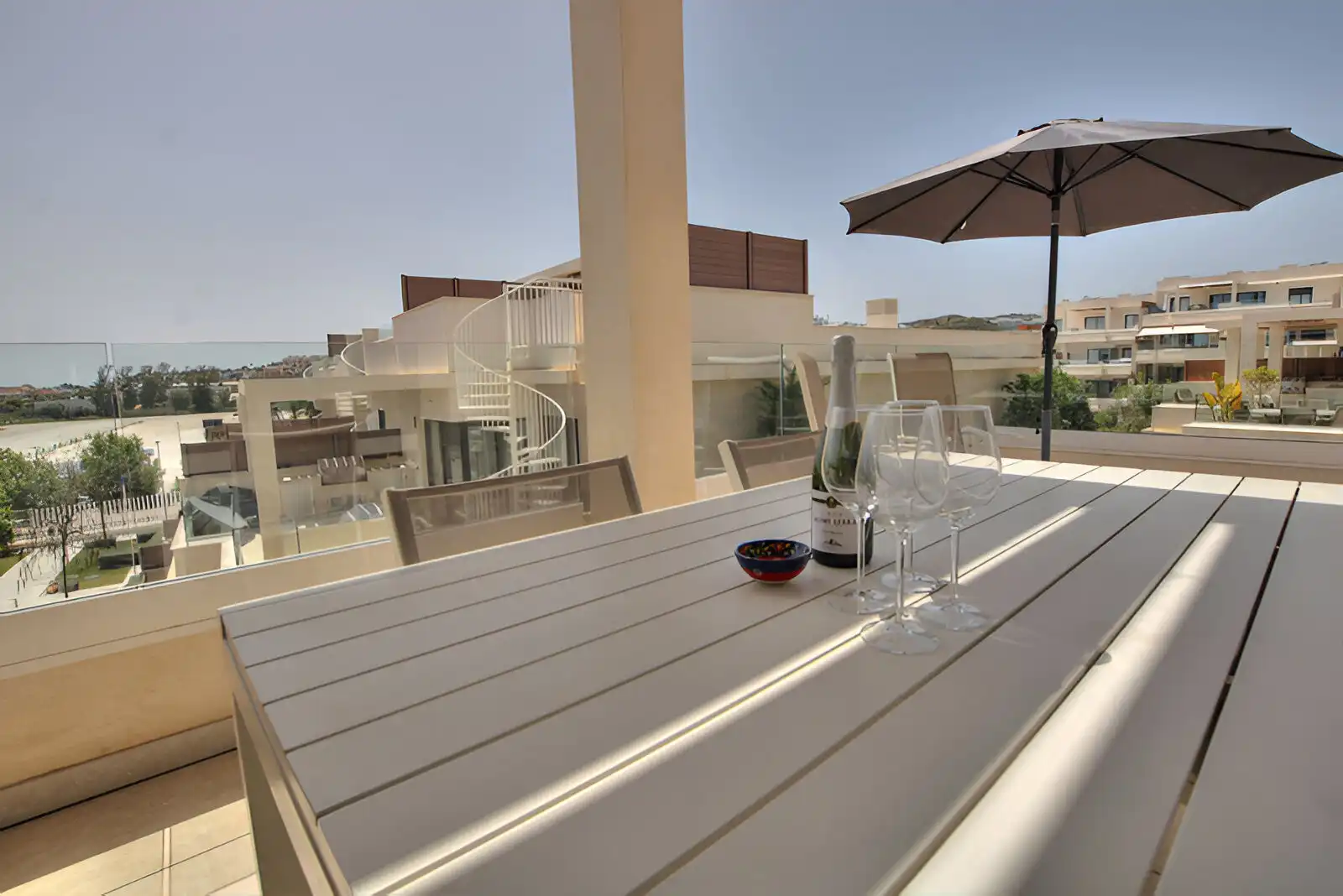 Terrassa de Àtic en venda en Mijas amb Aire condicionat, Terrassa i Piscina