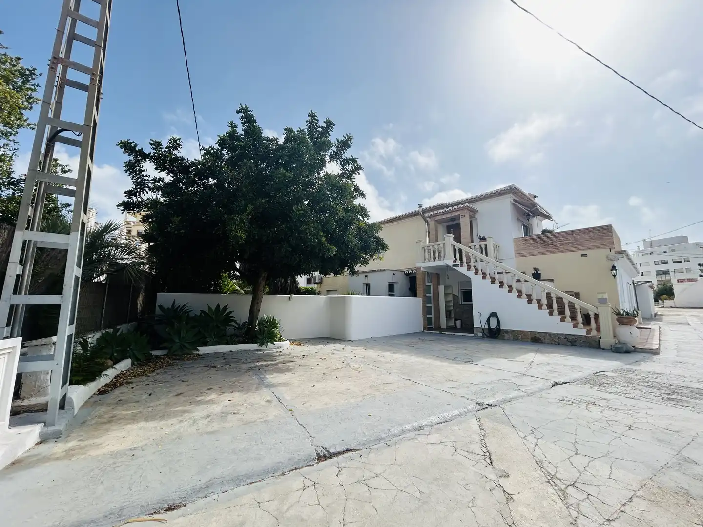 Vista exterior de Casa o chalet de alquiler en Jávea / Xàbia con Aire acondicionado, Calefacción y Jardín privado