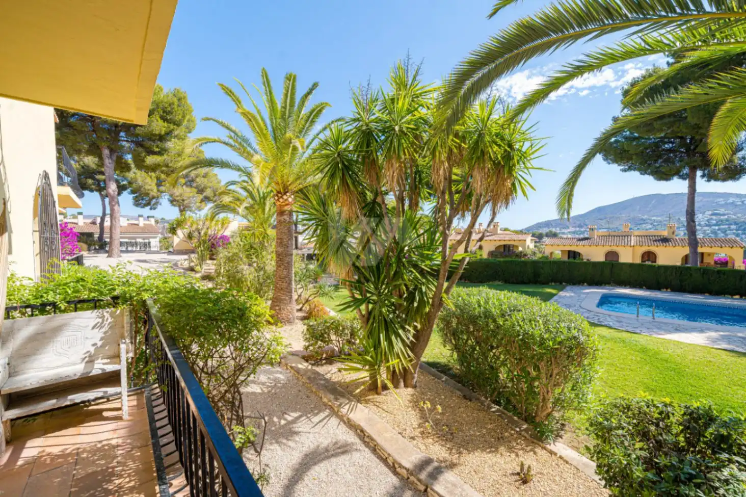 Jardí de Apartament en venda en Moraira amb Aire condicionat, Calefacció i Jardí privat