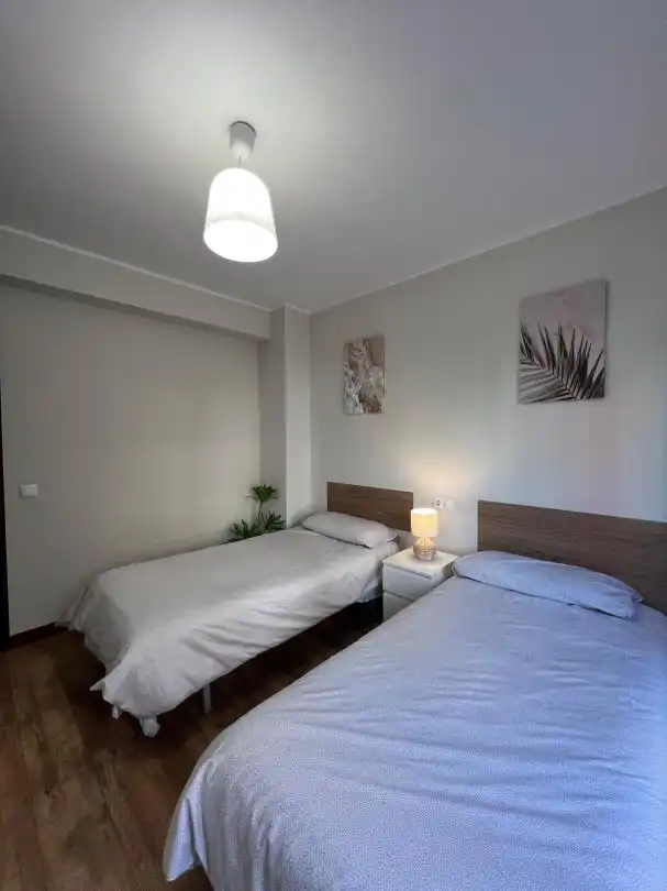 Bedroom of Flat for rent in Gijón   with Heating and Terrace