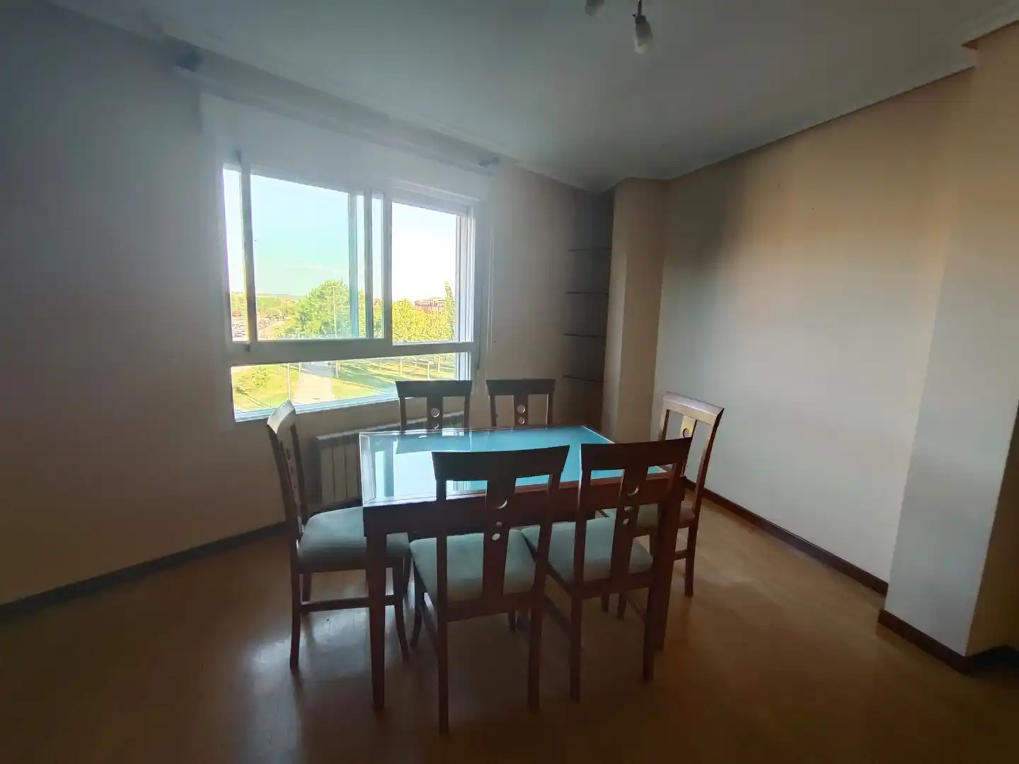 Dining room of Flat for sale in Cistérniga  with Heating, Parquet flooring and Terrace