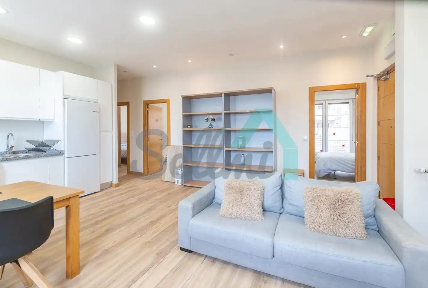 Sala de estar de Piso de alquiler en Oviedo  con Calefacción, Terraza y Amueblado