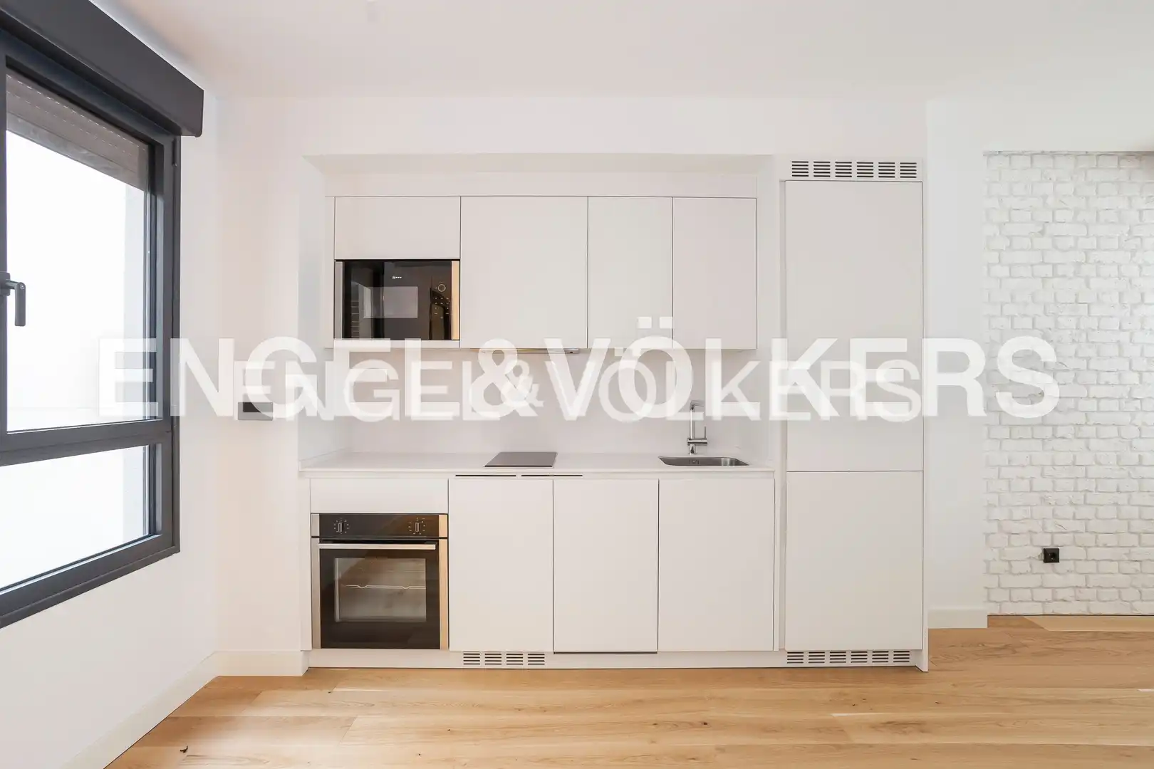 Cocina de Piso de alquiler en Madrid con Aire acondicionado, Calefacción y Jardín privado