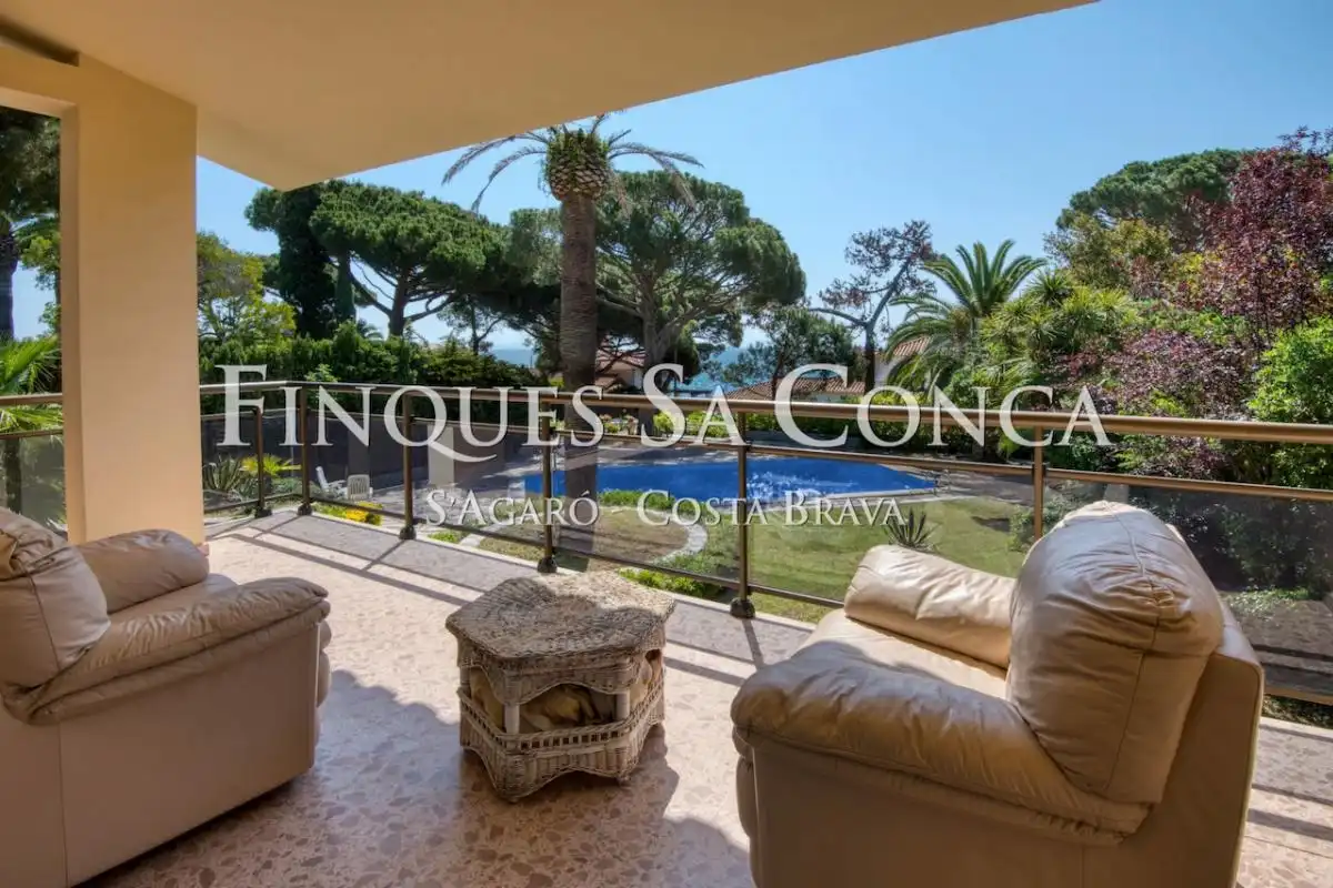 Terraza de Casa o chalet en venta en Castell d'Aro, Platja d'Aro i s'Agaró con Aire acondicionado, Calefacción y Piscina