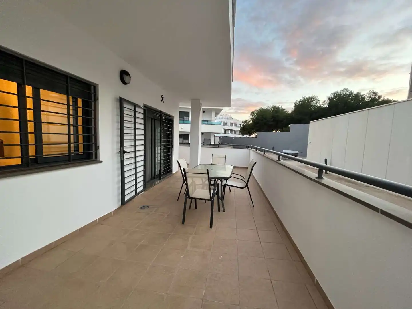 Terrasse von Wohnungen zur Miete in Garrucha mit Klimaanlage, Heizung und Terrasse