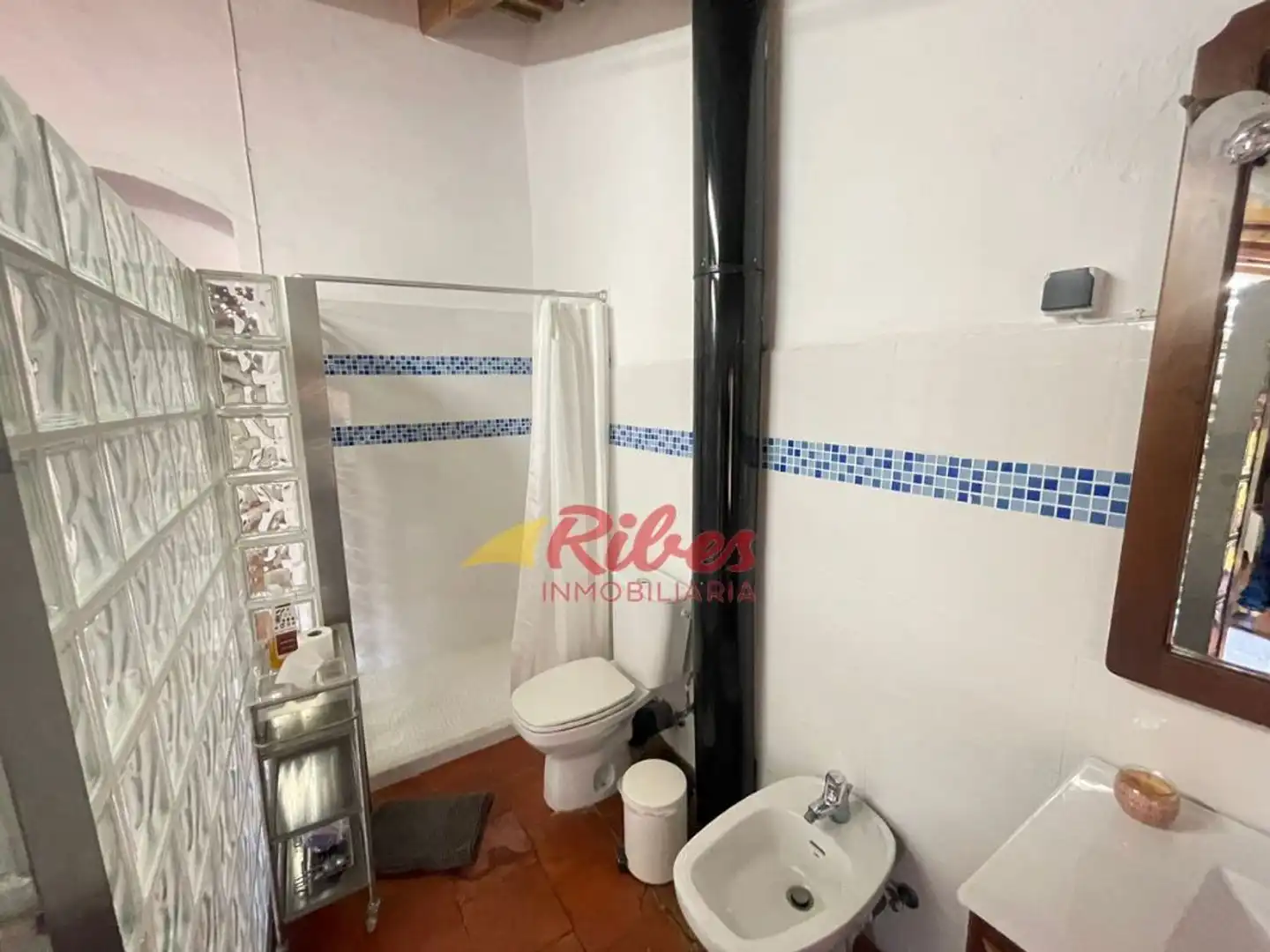 Baño de Finca rústica en venta en Cullera con Aire acondicionado, Jardín privado y Terraza
