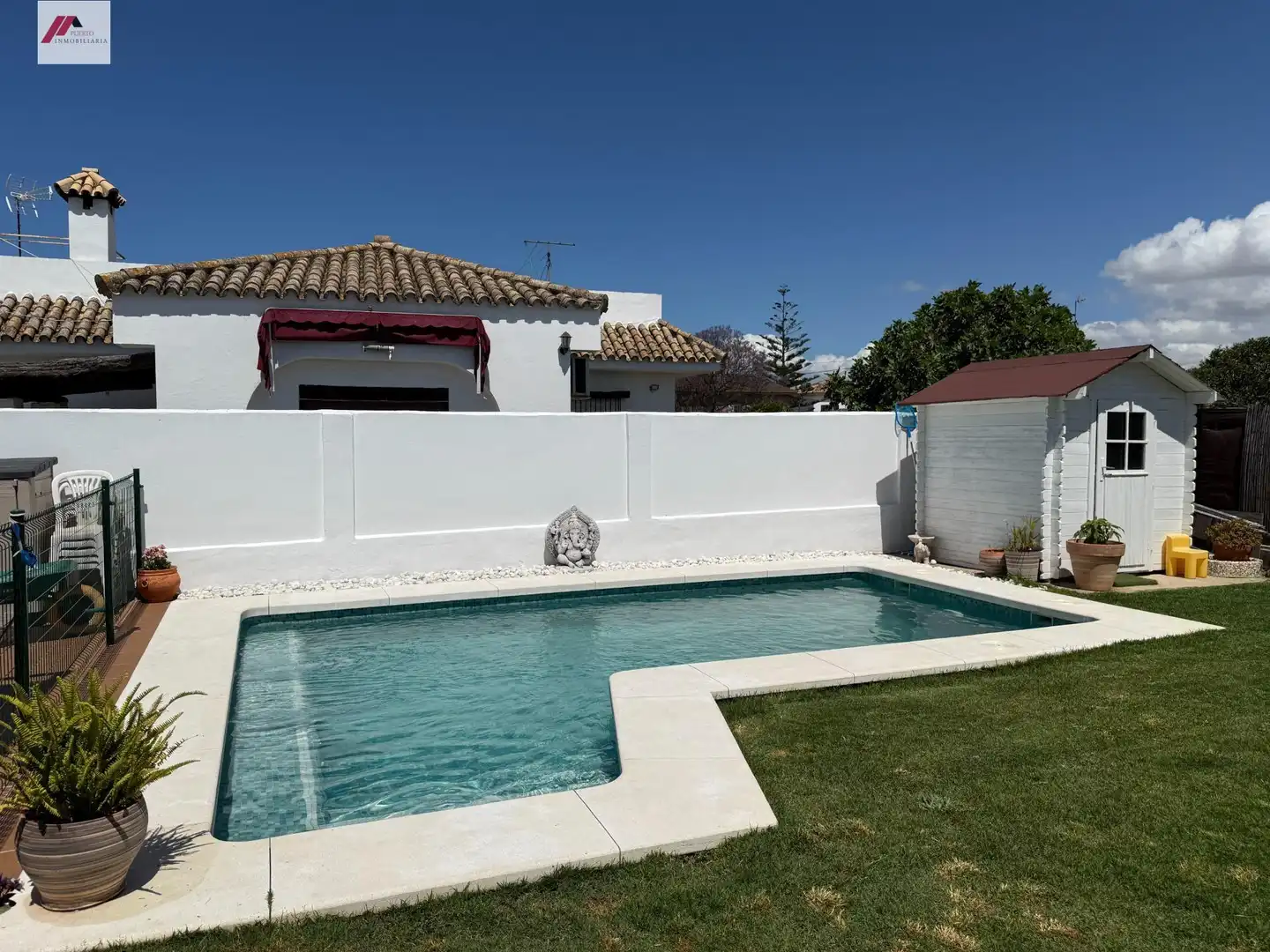 Piscina de Casa o xalet en venda en El Puerto de Santa María amb Jardí privat, Piscina i Jacuzzi