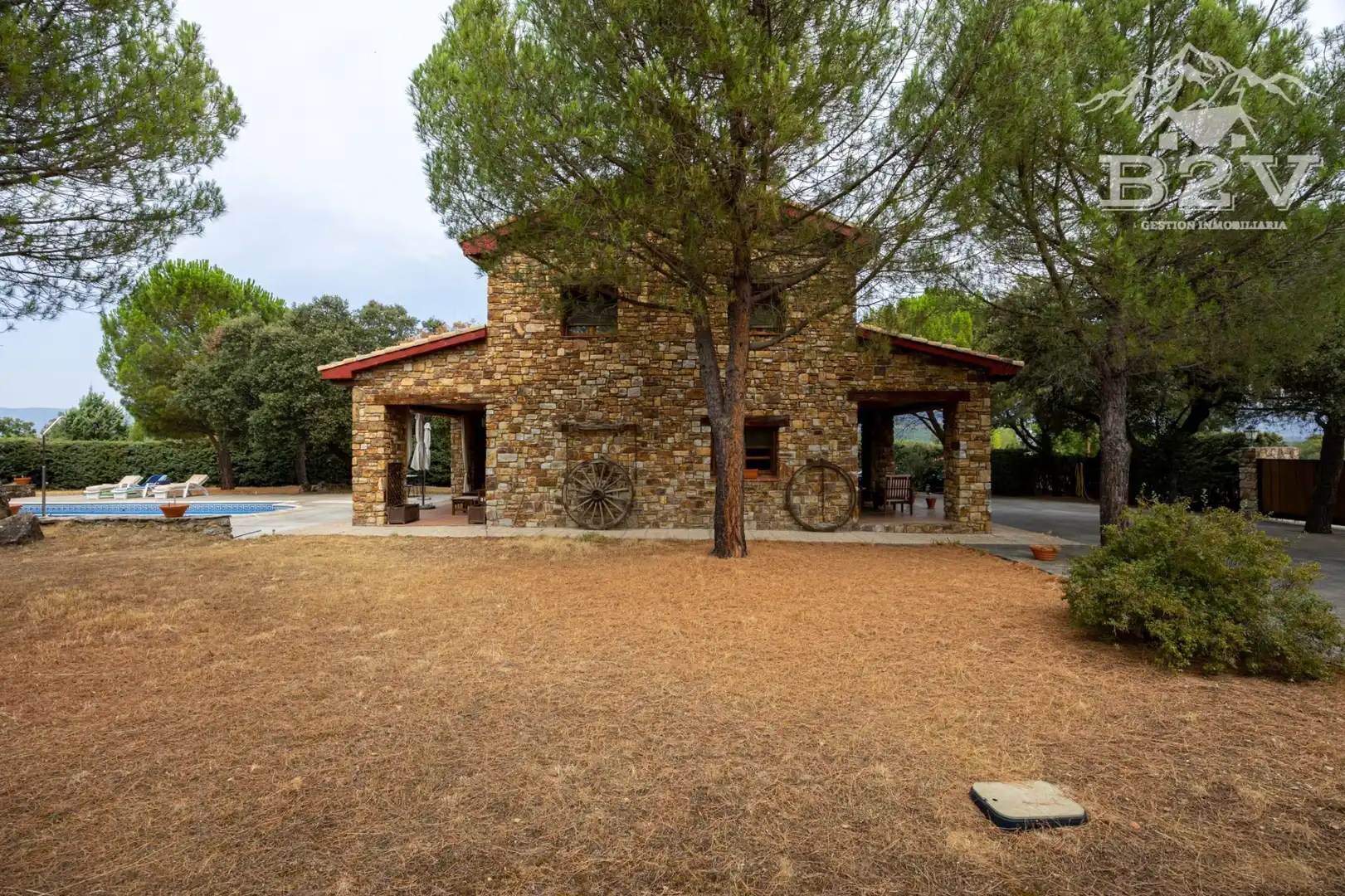 Vista exterior de Casa o chalet en venta en Garganta de los Montes con Aire acondicionado, Calefacción y Jardín privado