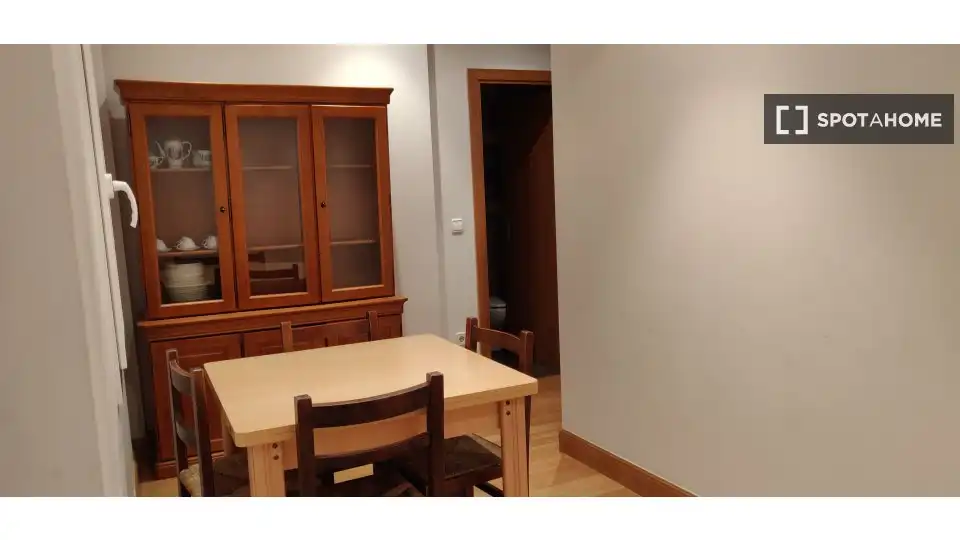 Esszimmer von Wohnungen zur untervermieten in Donostia - San Sebastián  mit Klimaanlage, Terrasse und Möbliert