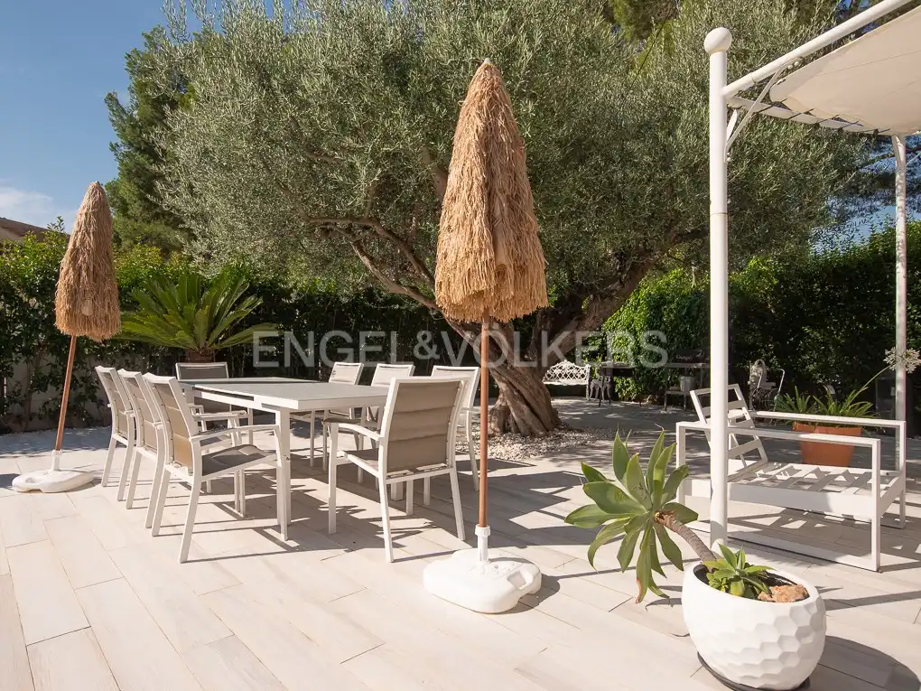 Terrassa de Casa o xalet en venda en Benicasim / Benicàssim amb Calefacció, Terrassa i Piscina