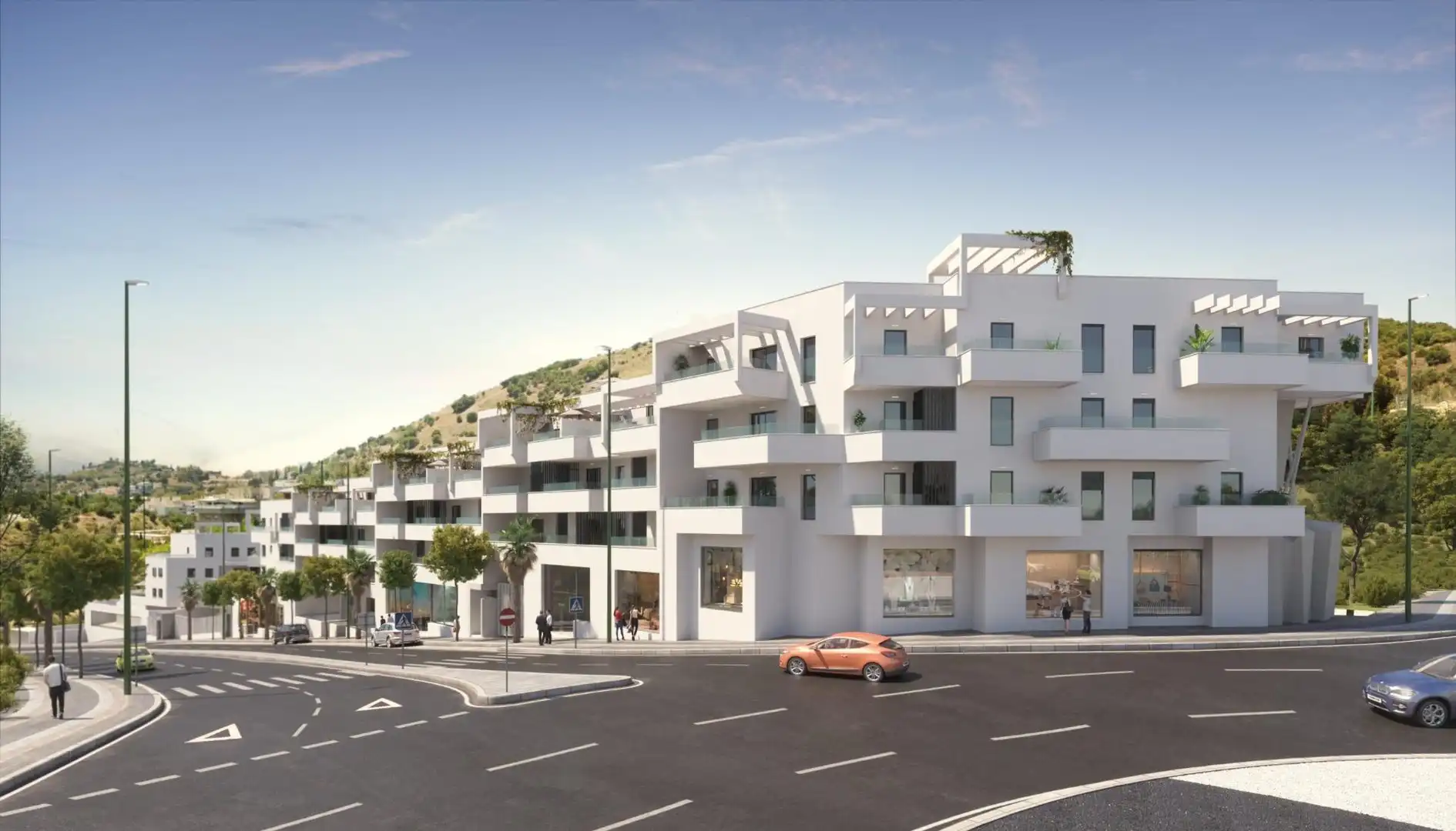 Exterior view of Flat for sale in Málaga  with Air Conditioner, Heating and Terrace