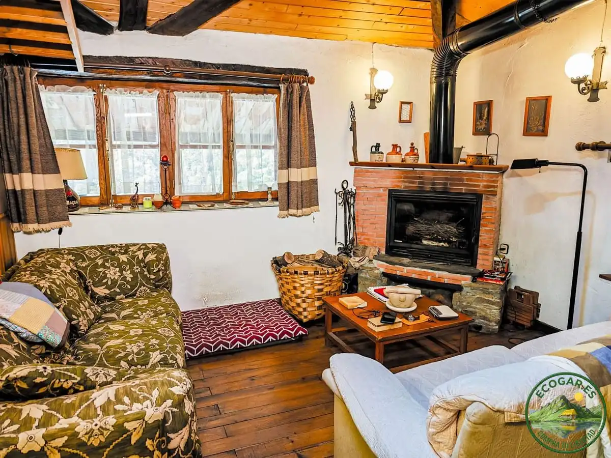 Sala d'estar de Casa o xalet en venda en Ponferrada amb Calefacció, Jardí privat i Parquet