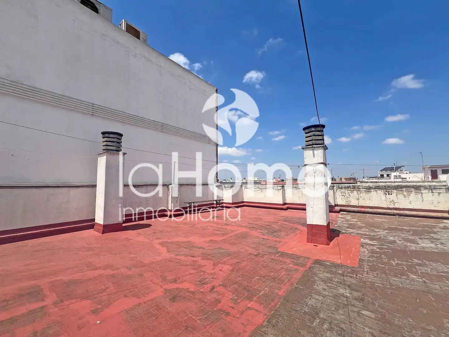 Terraza de Piso de alquiler en Valencia con Aire acondicionado, Calefacción y Parquet