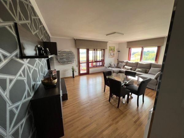 Living room of House or chalet for sale in Moaña  with Heating, Parquet flooring and Terrace