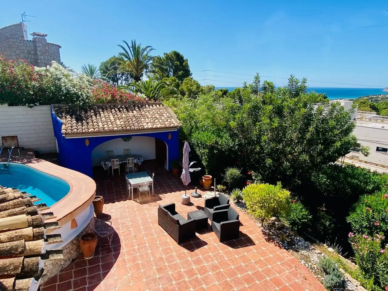 Jardí de Casa o xalet en venda en Altea amb Calefacció, Jardí privat i Terrassa