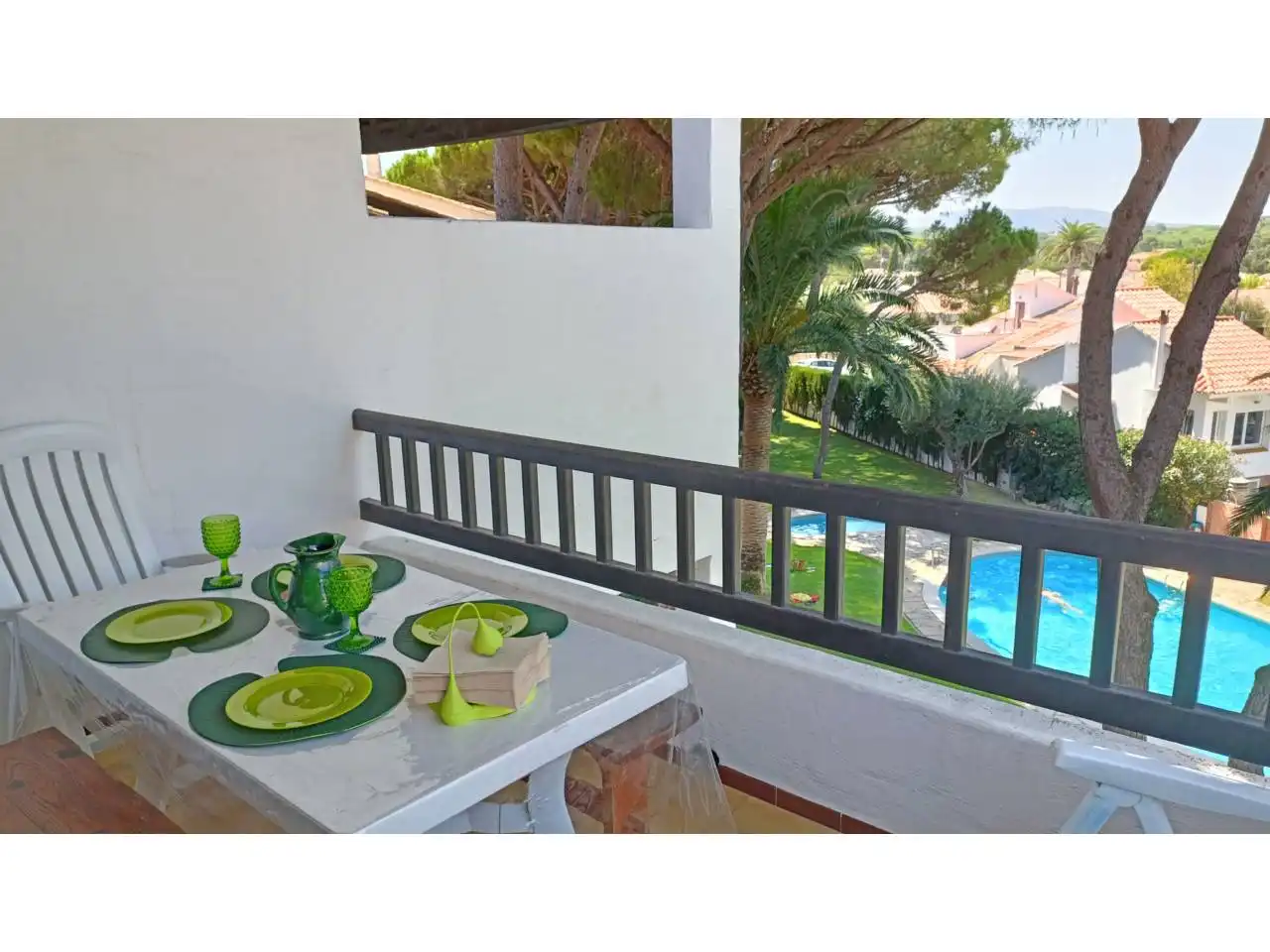 Terrace of Flat for sale in L'Escala  with Terrace, Furnished and Community pool