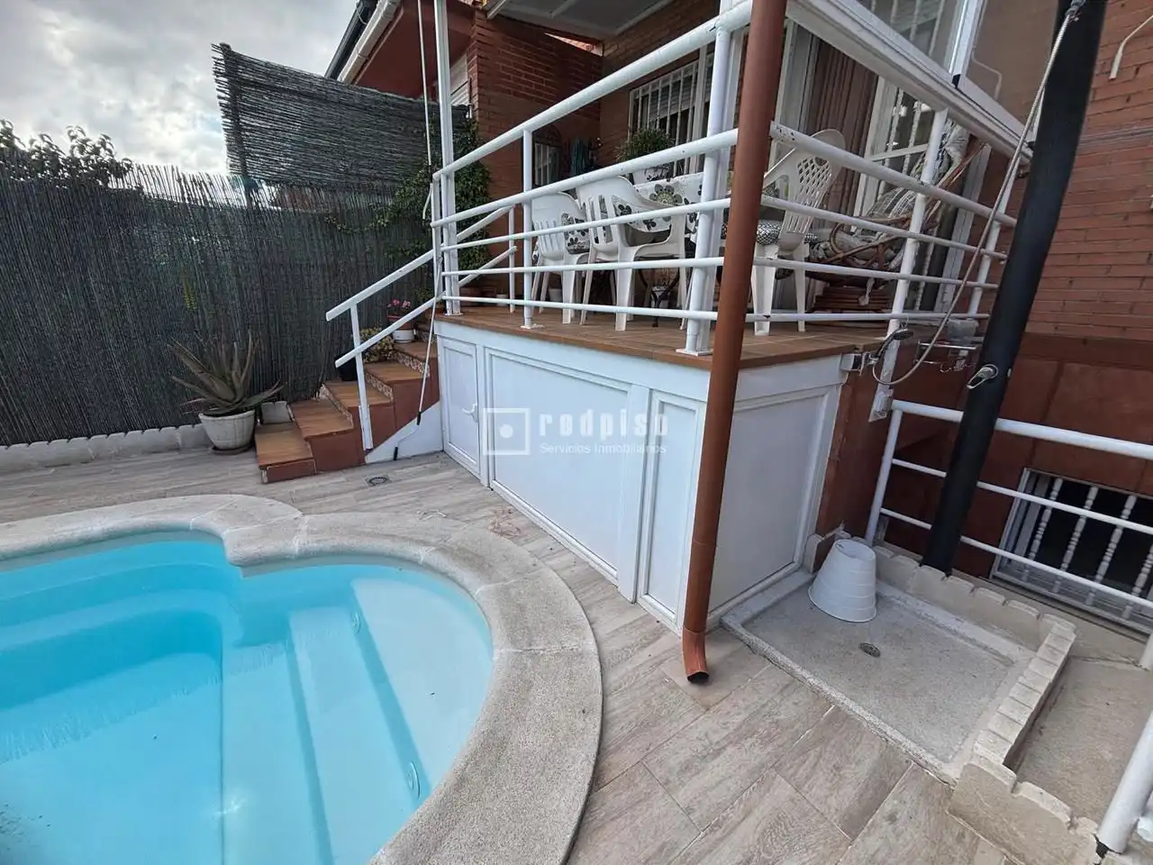 Terraza de Casa o chalet en venta en Móstoles con Calefacción, Parquet y Terraza