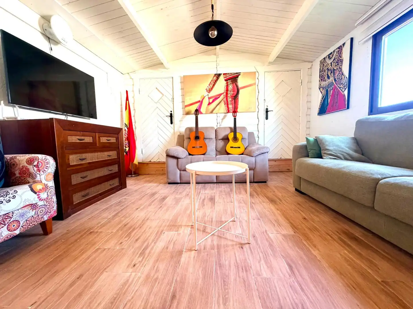 Sala d'estar de Casa o xalet en venda en Cartagena amb Aire condicionat, Moblat i Alarma