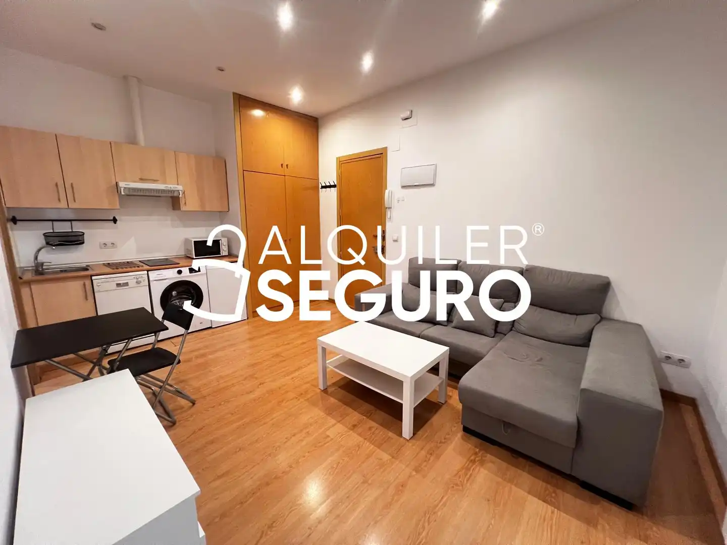 Living room of Flat for rent in Madrid  with Heating and Furnished