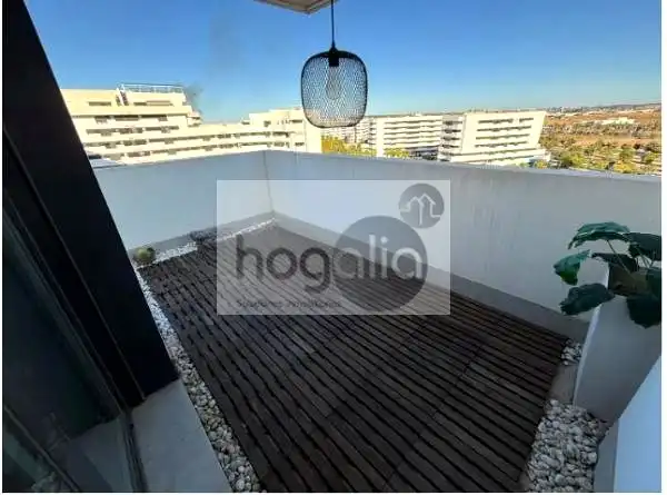 Terraza de Ático de alquiler en Sevilla con Aire acondicionado, Jardín privado y Terraza