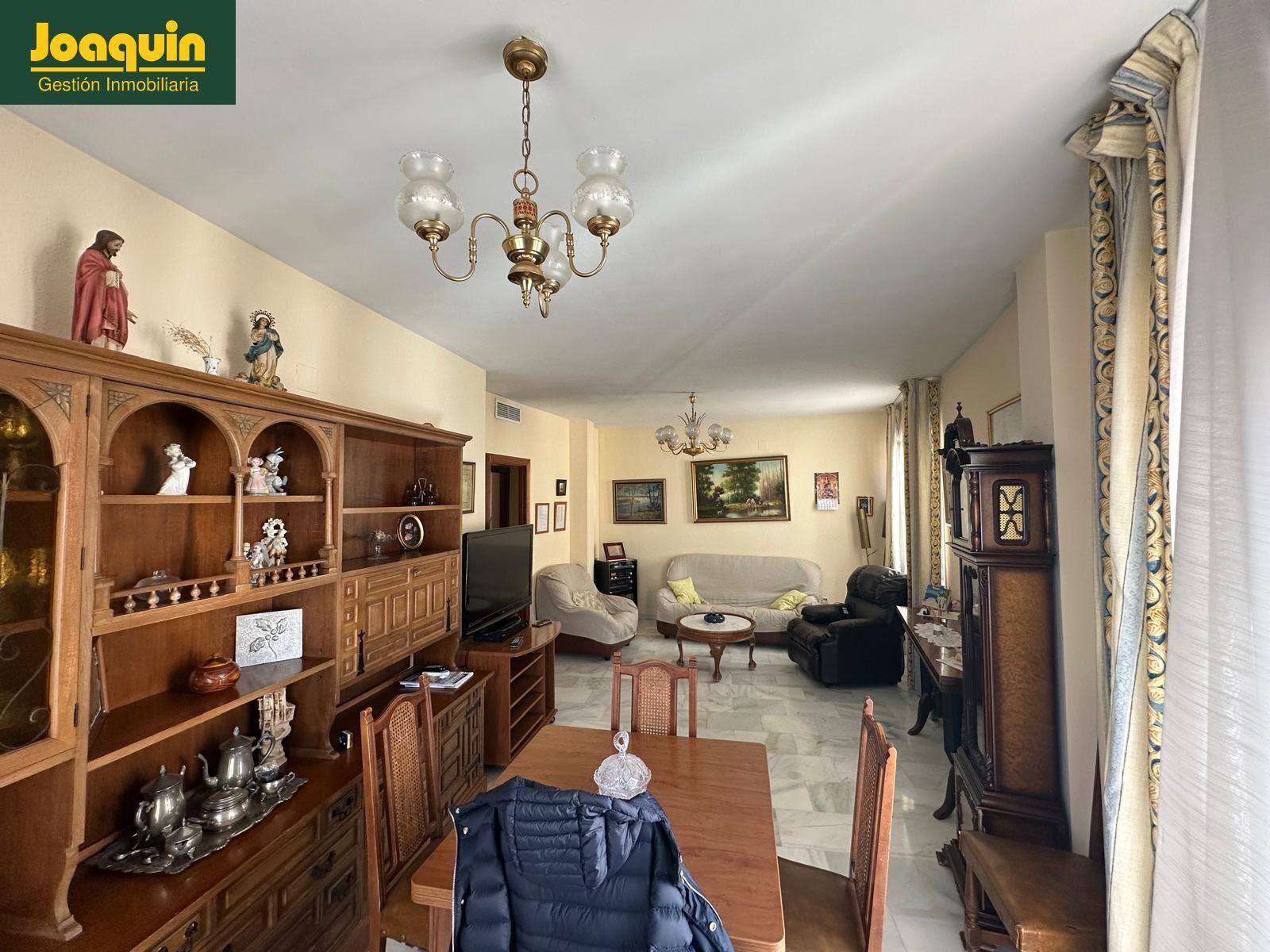 Living room of Flat for sale in Almodóvar del Río  with Heating, Parquet flooring and Terrace