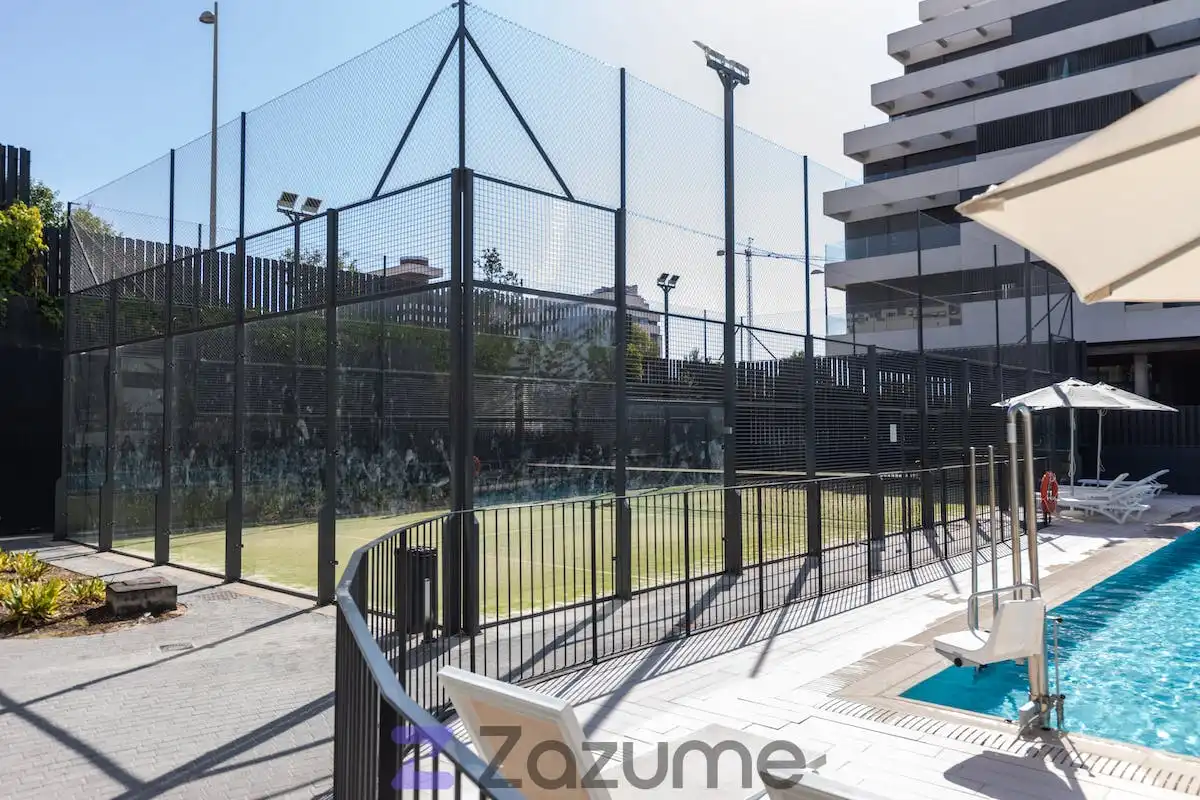 Swimming pool of Flat for rent in Madrid  with Air Conditioner, Private garden and Terrace