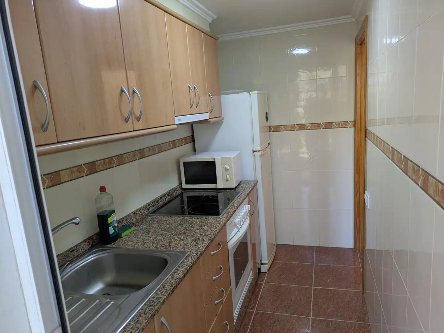 Kitchen of Apartments for rent in Cullera  with Furnished, Balcony and Community pool