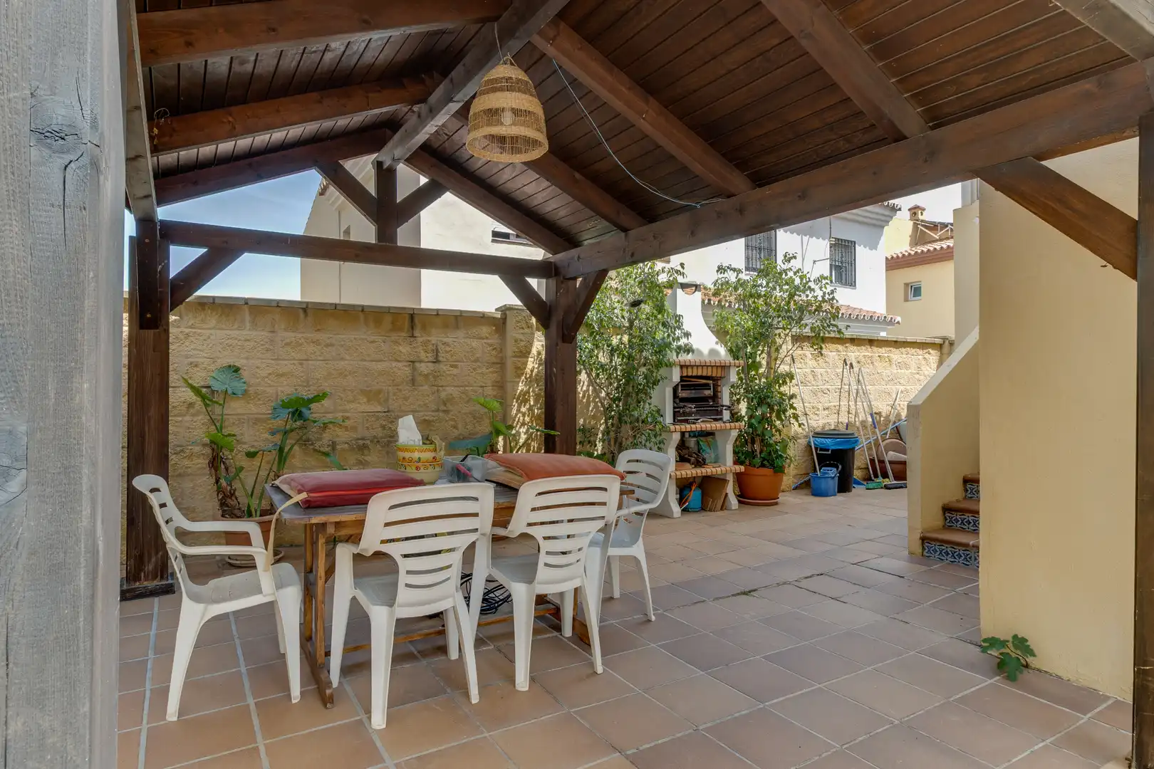 Terrassa de Casa adosada en venda en Alhaurín de la Torre amb Aire condicionat, Jardí privat i Terrassa